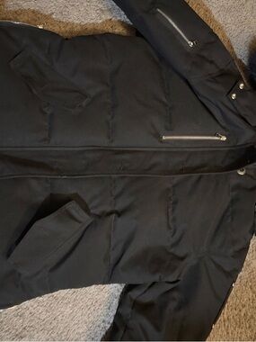 Moose Knuckles Black Puffer Jacket XL